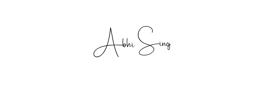 You can use this online signature creator to create a handwritten signature for the name Abhi Sing. This is the best online autograph maker. Abhi Sing signature style 4 images and pictures png