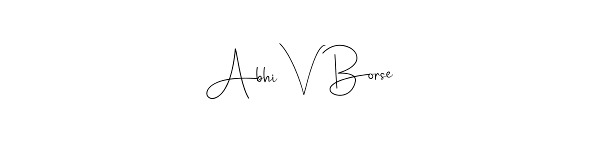 Best and Professional Signature Style for Abhi V Borse. Andilay-7BmLP Best Signature Style Collection. Abhi V Borse signature style 4 images and pictures png