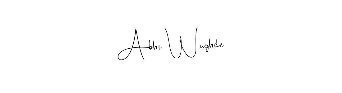 It looks lik you need a new signature style for name Abhi Waghde. Design unique handwritten (Andilay-7BmLP) signature with our free signature maker in just a few clicks. Abhi Waghde signature style 4 images and pictures png