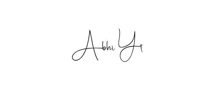 Once you've used our free online signature maker to create your best signature Andilay-7BmLP style, it's time to enjoy all of the benefits that Abhi Yt name signing documents. Abhi Yt signature style 4 images and pictures png