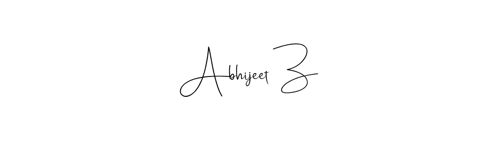 You should practise on your own different ways (Andilay-7BmLP) to write your name (Abhijeet Z) in signature. don't let someone else do it for you. Abhijeet Z signature style 4 images and pictures png