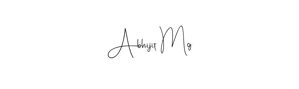 Make a beautiful signature design for name Abhijit Mg. With this signature (Andilay-7BmLP) style, you can create a handwritten signature for free. Abhijit Mg signature style 4 images and pictures png