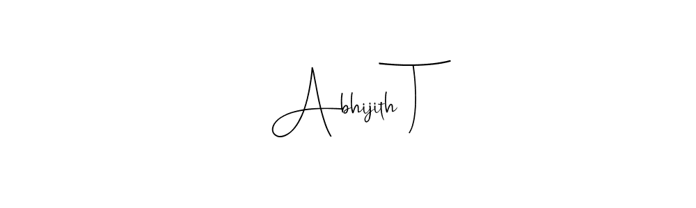 You should practise on your own different ways (Andilay-7BmLP) to write your name (Abhijith T) in signature. don't let someone else do it for you. Abhijith T signature style 4 images and pictures png