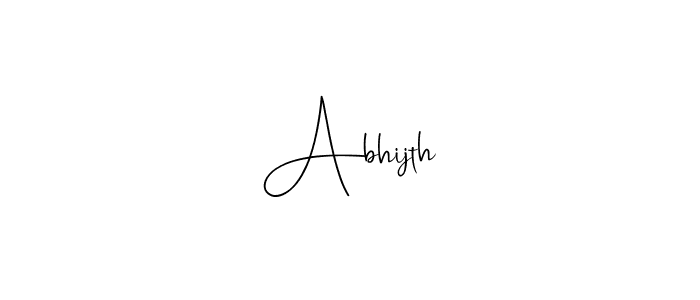 Abhijth stylish signature style. Best Handwritten Sign (Andilay-7BmLP) for my name. Handwritten Signature Collection Ideas for my name Abhijth. Abhijth signature style 4 images and pictures png
