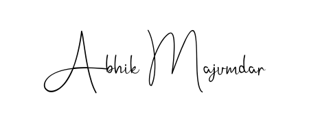 Elevate your brand with a stunning Abhik Majumdar eSignature. The Andilay-7BmLP style provides a balanced, flowing aesthetic for everyday signing. Abhik Majumdar signature style 4 images and pictures png