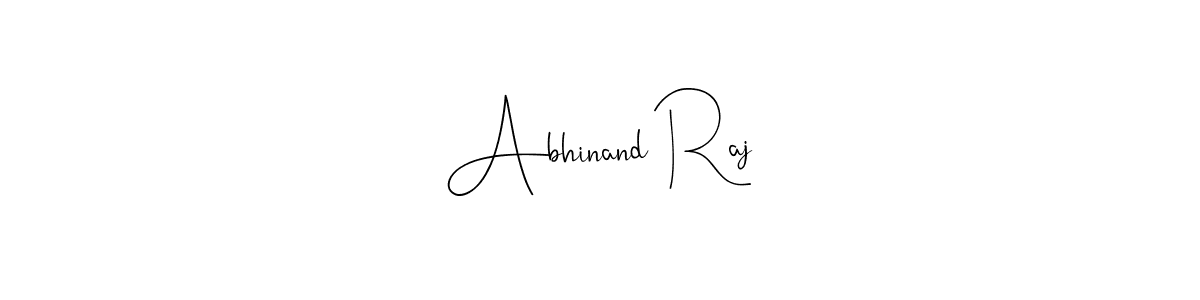 You should practise on your own different ways (Andilay-7BmLP) to write your name (Abhinand Raj) in signature. don't let someone else do it for you. Abhinand Raj signature style 4 images and pictures png