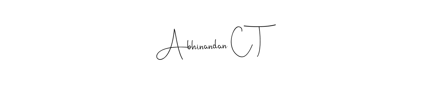 Similarly Andilay-7BmLP is the best handwritten signature design. Signature creator online .You can use it as an online autograph creator for name Abhinandan C T. Abhinandan C T signature style 4 images and pictures png