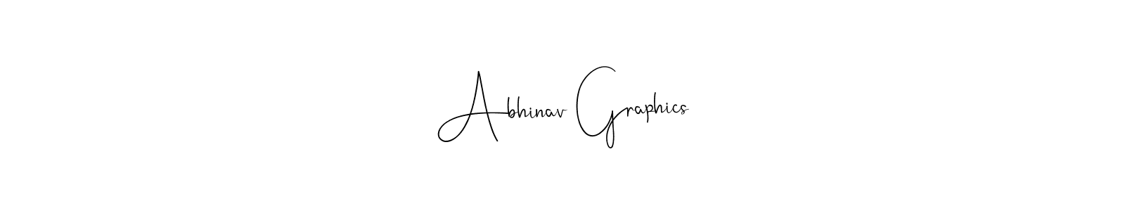 Design your own signature with our free online signature maker. With this signature software, you can create a handwritten (Andilay-7BmLP) signature for name Abhinav Graphics. Abhinav Graphics signature style 4 images and pictures png