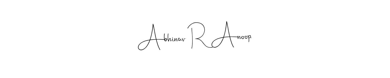 Here are the top 10 professional signature styles for the name Abhinav R Anoop. These are the best autograph styles you can use for your name. Abhinav R Anoop signature style 4 images and pictures png