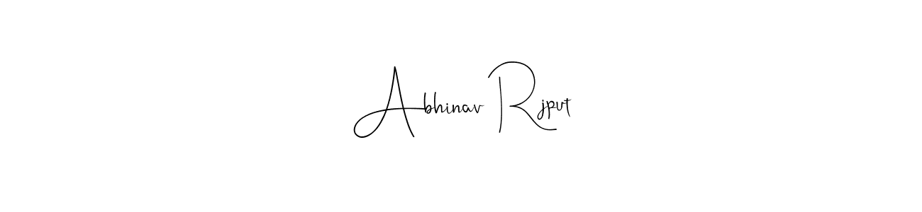 if you are searching for the best signature style for your name Abhinav Rjput. so please give up your signature search. here we have designed multiple signature styles  using Andilay-7BmLP. Abhinav Rjput signature style 4 images and pictures png