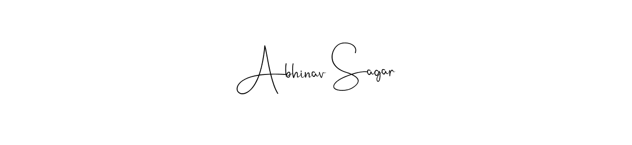 Also You can easily find your signature by using the search form. We will create Abhinav Sagar name handwritten signature images for you free of cost using Andilay-7BmLP sign style. Abhinav Sagar signature style 4 images and pictures png