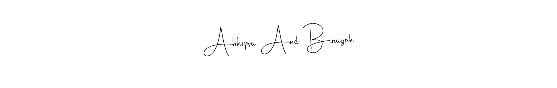 Make a beautiful signature design for name Abhipsa And Binayak. Use this online signature maker to create a handwritten signature for free. Abhipsa And Binayak signature style 4 images and pictures png