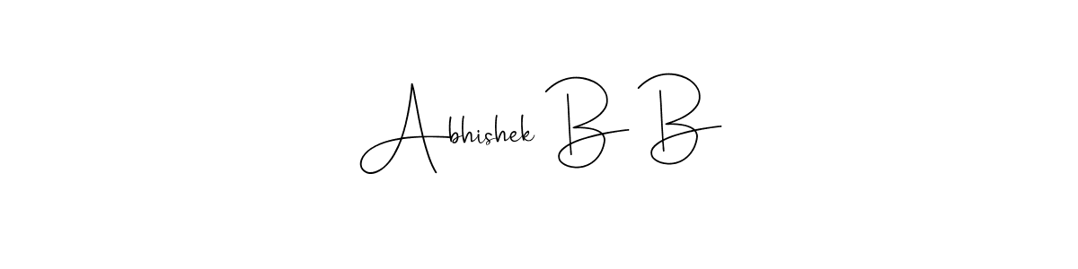 How to Draw Abhishek B B signature style? Andilay-7BmLP is a latest design signature styles for name Abhishek B B. Abhishek B B signature style 4 images and pictures png