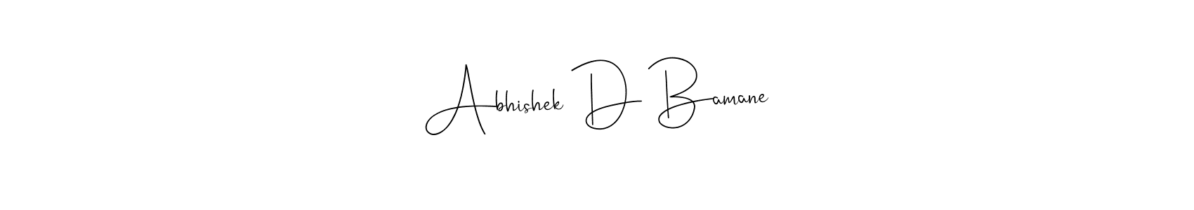 You can use this online signature creator to create a handwritten signature for the name Abhishek D Bamane. This is the best online autograph maker. Abhishek D Bamane signature style 4 images and pictures png