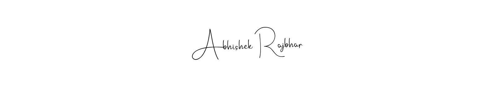 The best way (Andilay-7BmLP) to make a short signature is to pick only two or three words in your name. The name Abhishek Rajbhar include a total of six letters. For converting this name. Abhishek Rajbhar signature style 4 images and pictures png