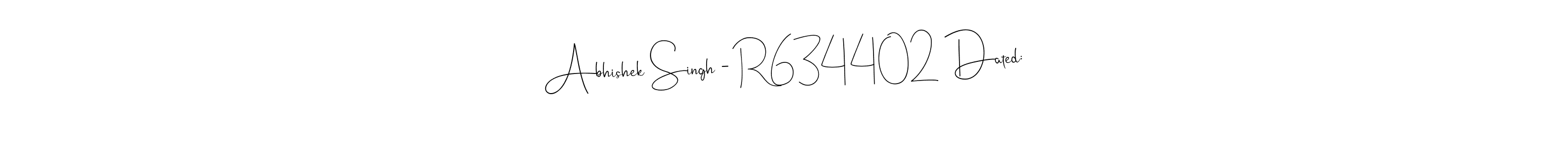 You should practise on your own different ways (Andilay-7BmLP) to write your name (Abhishek Singh - R634402 Dated:) in signature. don't let someone else do it for you. Abhishek Singh - R634402 Dated: signature style 4 images and pictures png