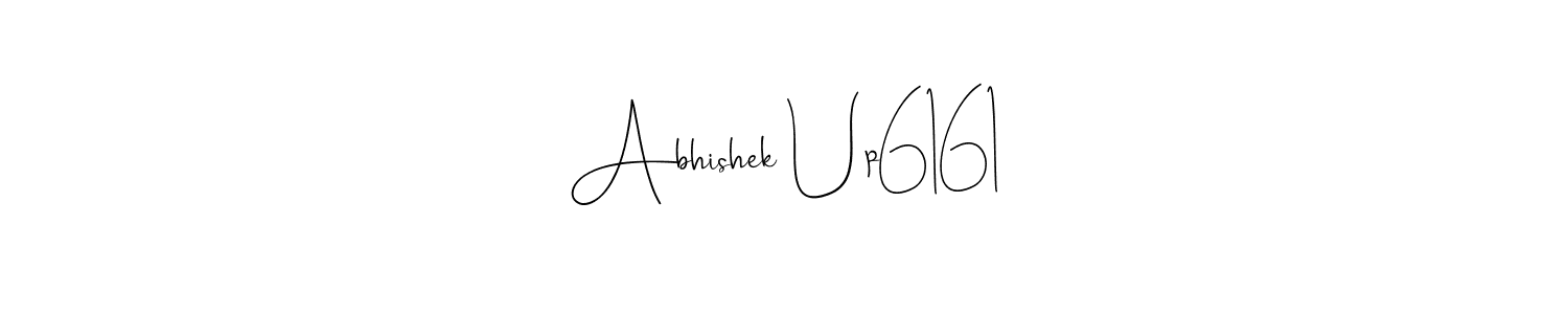 How to make Abhishek Up6161 name signature. Use Andilay-7BmLP style for creating short signs online. This is the latest handwritten sign. Abhishek Up6161 signature style 4 images and pictures png