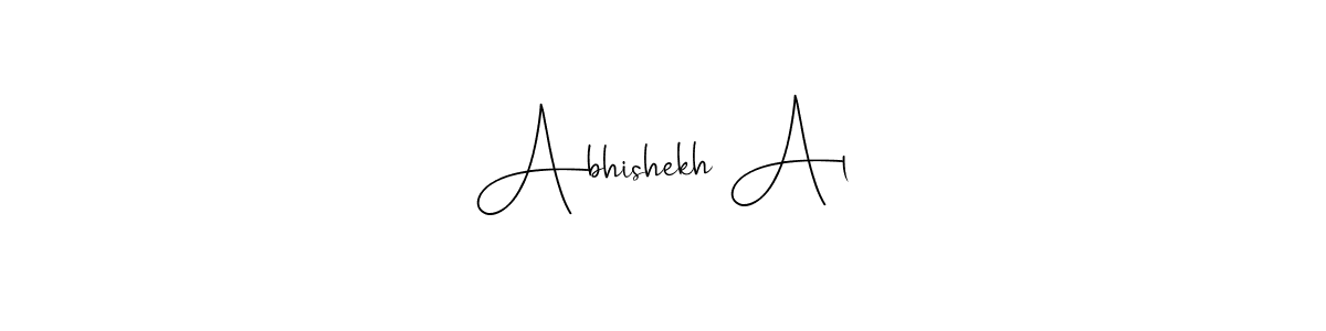 Create a beautiful signature design for name Abhishekh Al. With this signature (Andilay-7BmLP) fonts, you can make a handwritten signature for free. Abhishekh Al signature style 4 images and pictures png