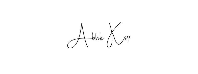 Also You can easily find your signature by using the search form. We will create Abhk Ksp name handwritten signature images for you free of cost using Andilay-7BmLP sign style. Abhk Ksp signature style 4 images and pictures png