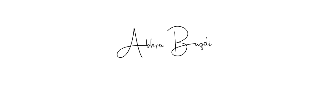 Create a beautiful signature design for name Abhra Bagdi. With this signature (Andilay-7BmLP) fonts, you can make a handwritten signature for free. Abhra Bagdi signature style 4 images and pictures png