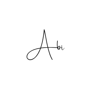 Make a beautiful signature design for name Abi. With this signature (Andilay-7BmLP) style, you can create a handwritten signature for free. Abi signature style 4 images and pictures png