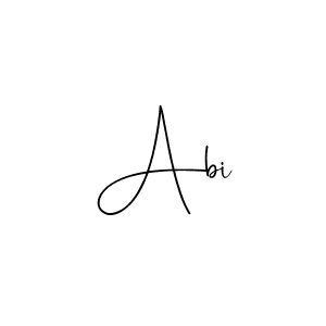 Make a beautiful signature design for name Abi. With this signature (Andilay-7BmLP) style, you can create a handwritten signature for free. Abi signature style 4 images and pictures png