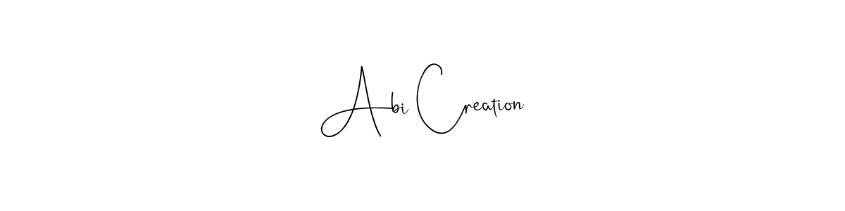 The best way (Andilay-7BmLP) to make a short signature is to pick only two or three words in your name. The name Abi Creation include a total of six letters. For converting this name. Abi Creation signature style 4 images and pictures png