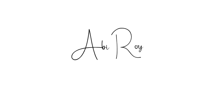 Use a signature maker to create a handwritten signature online. With this signature software, you can design (Andilay-7BmLP) your own signature for name Abi Roy. Abi Roy signature style 4 images and pictures png