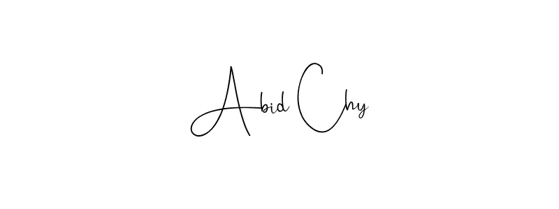 It looks lik you need a new signature style for name Abid Chy. Design unique handwritten (Andilay-7BmLP) signature with our free signature maker in just a few clicks. Abid Chy signature style 4 images and pictures png