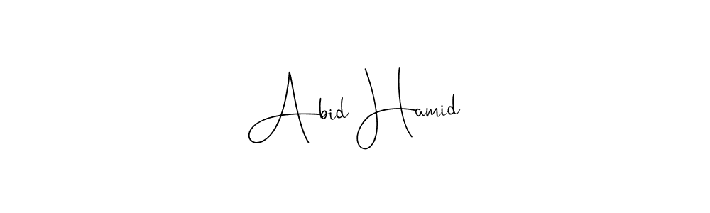 if you are searching for the best signature style for your name Abid Hamid. so please give up your signature search. here we have designed multiple signature styles  using Andilay-7BmLP. Abid Hamid signature style 4 images and pictures png