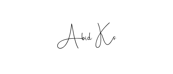 How to Draw Abid Ks signature style? Andilay-7BmLP is a latest design signature styles for name Abid Ks. Abid Ks signature style 4 images and pictures png