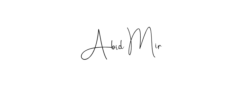 You can use this online signature creator to create a handwritten signature for the name Abid Mir. This is the best online autograph maker. Abid Mir signature style 4 images and pictures png