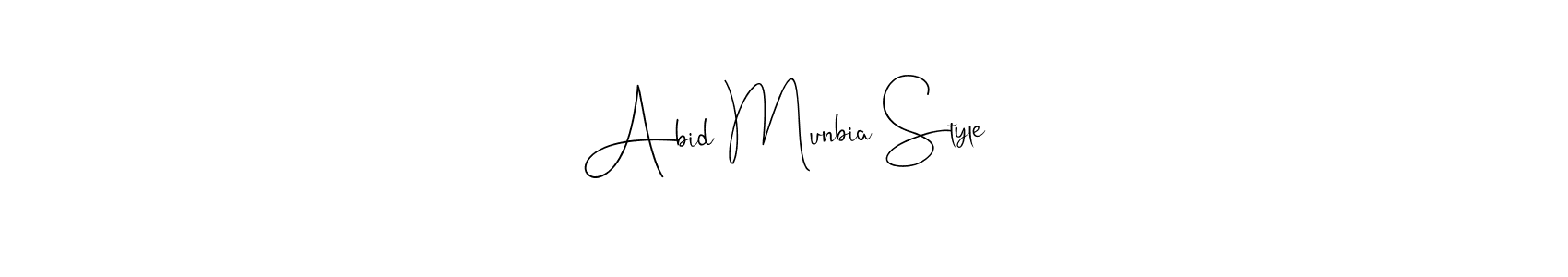 Here are the top 10 professional signature styles for the name Abid Munbia Style. These are the best autograph styles you can use for your name. Abid Munbia Style signature style 4 images and pictures png