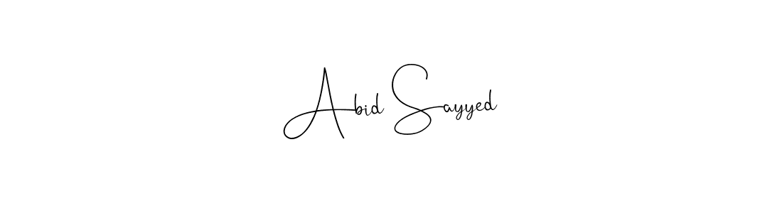 if you are searching for the best signature style for your name Abid Sayyed. so please give up your signature search. here we have designed multiple signature styles  using Andilay-7BmLP. Abid Sayyed signature style 4 images and pictures png