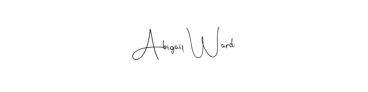 Andilay-7BmLP is a professional signature style that is perfect for those who want to add a touch of class to their signature. It is also a great choice for those who want to make their signature more unique. Get Abigail Ward name to fancy signature for free. Abigail Ward signature style 4 images and pictures png