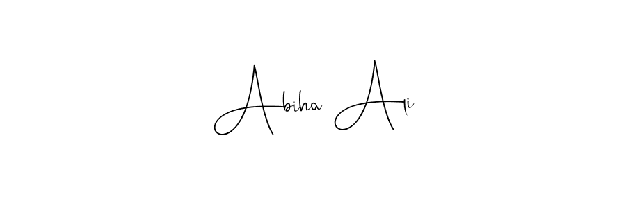 Use a signature maker to create a handwritten signature online. With this signature software, you can design (Andilay-7BmLP) your own signature for name Abiha Ali. Abiha Ali signature style 4 images and pictures png