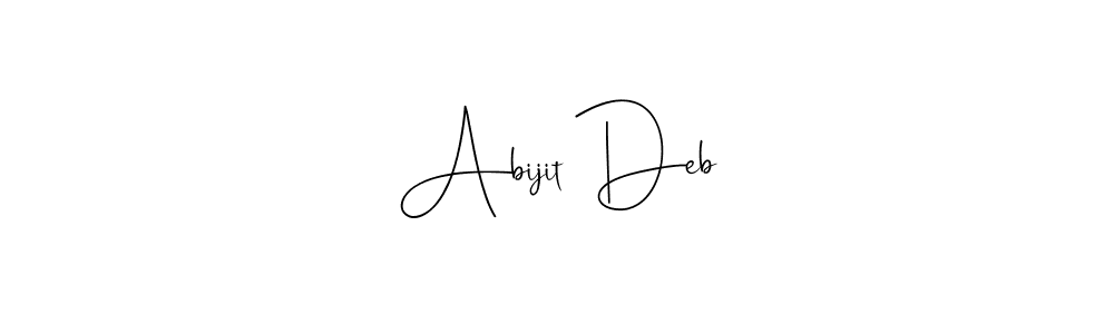 Also You can easily find your signature by using the search form. We will create Abijit Deb name handwritten signature images for you free of cost using Andilay-7BmLP sign style. Abijit Deb signature style 4 images and pictures png