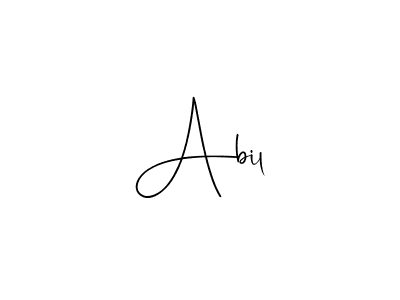 Design your own signature with our free online signature maker. With this signature software, you can create a handwritten (Andilay-7BmLP) signature for name Abil. Abil signature style 4 images and pictures png