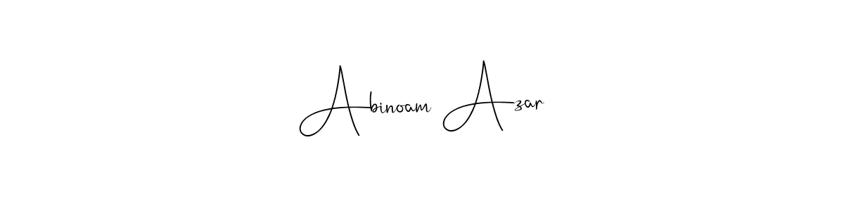 Design your own signature with our free online signature maker. With this signature software, you can create a handwritten (Andilay-7BmLP) signature for name Abinoam Azar. Abinoam Azar signature style 4 images and pictures png