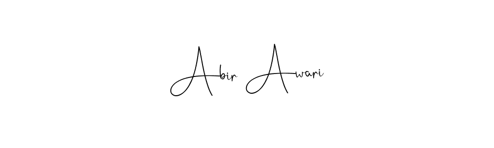 Also we have Abir Awari name is the best signature style. Create professional handwritten signature collection using Andilay-7BmLP autograph style. Abir Awari signature style 4 images and pictures png