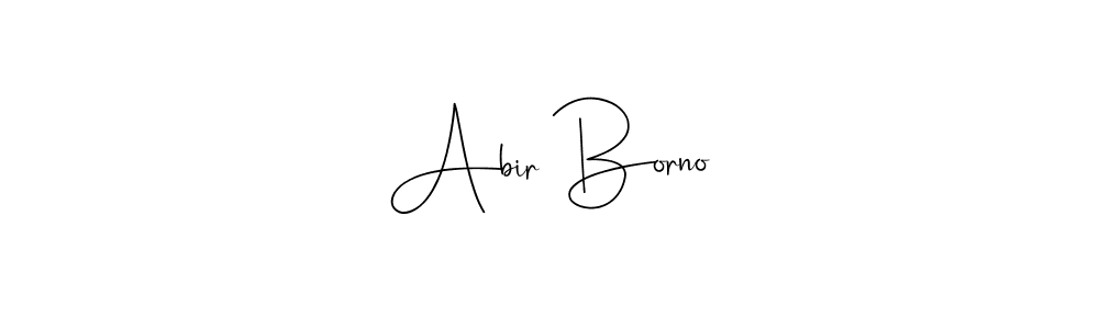 Create a beautiful signature design for name Abir Borno. With this signature (Andilay-7BmLP) fonts, you can make a handwritten signature for free. Abir Borno signature style 4 images and pictures png