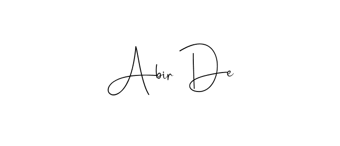 Once you've used our free online signature maker to create your best signature Andilay-7BmLP style, it's time to enjoy all of the benefits that Abir De name signing documents. Abir De signature style 4 images and pictures png