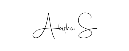 How to make Abitha S signature? Andilay-7BmLP is a professional autograph style. Create handwritten signature for Abitha S name. Abitha S signature style 4 images and pictures png