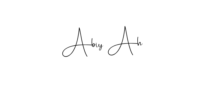 Also we have Abiy Ah name is the best signature style. Create professional handwritten signature collection using Andilay-7BmLP autograph style. Abiy Ah signature style 4 images and pictures png