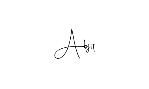 The best way (Andilay-7BmLP) to make a short signature is to pick only two or three words in your name. The name Abjit include a total of six letters. For converting this name. Abjit signature style 4 images and pictures png