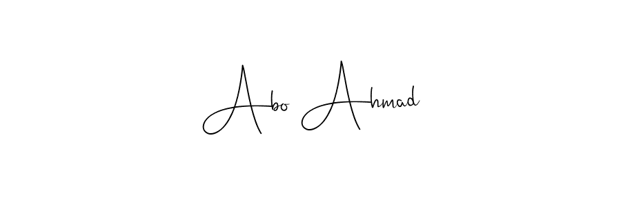 The best way (Andilay-7BmLP) to make a short signature is to pick only two or three words in your name. The name Abo Ahmad include a total of six letters. For converting this name. Abo Ahmad signature style 4 images and pictures png