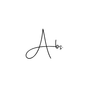 Design your own signature with our free online signature maker. With this signature software, you can create a handwritten (Andilay-7BmLP) signature for name Abs. Abs signature style 4 images and pictures png