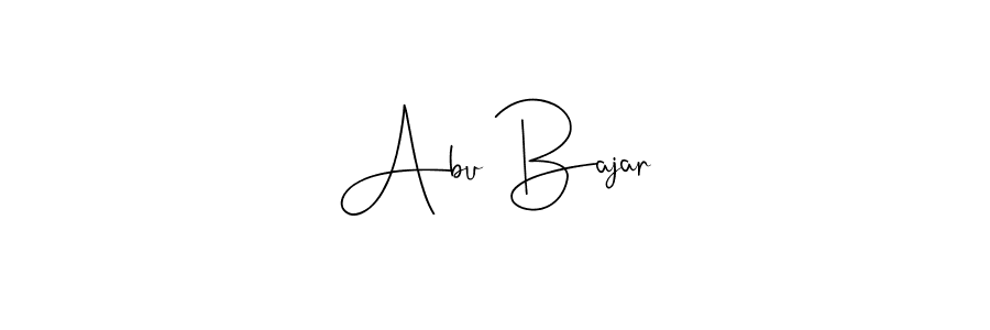 Make a beautiful signature design for name Abu Bajar. With this signature (Andilay-7BmLP) style, you can create a handwritten signature for free. Abu Bajar signature style 4 images and pictures png