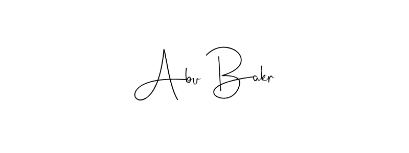 Make a beautiful signature design for name Abu Bakr. Use this online signature maker to create a handwritten signature for free. Abu Bakr signature style 4 images and pictures png