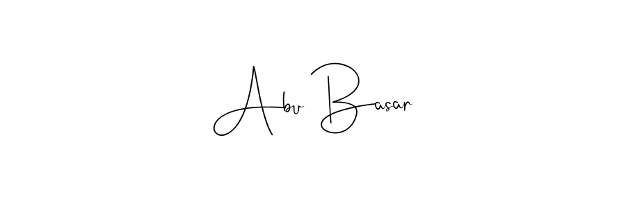 Also we have Abu Basar name is the best signature style. Create professional handwritten signature collection using Andilay-7BmLP autograph style. Abu Basar signature style 4 images and pictures png